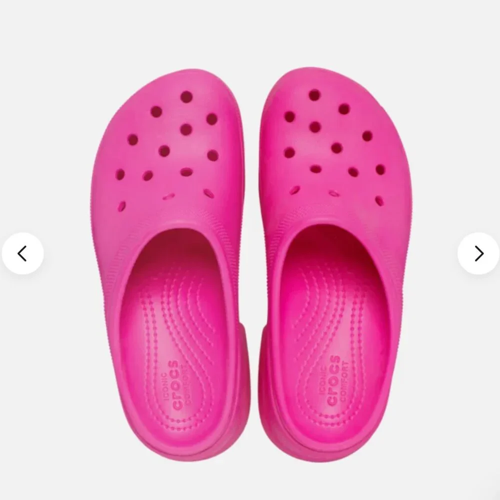 NWOT CROCS SIREN CLOG PINK CRUSH - Picture 3 of 6